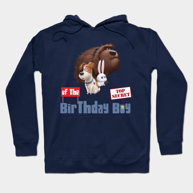 The Birthday Boy - Secret Life of Pets Hoodie by SusieTeeCreations